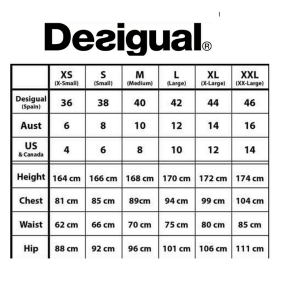 🆕 Desigual Oceano Asymmetrical Zip Patch Dress Size 12 - Picture 9 of 10